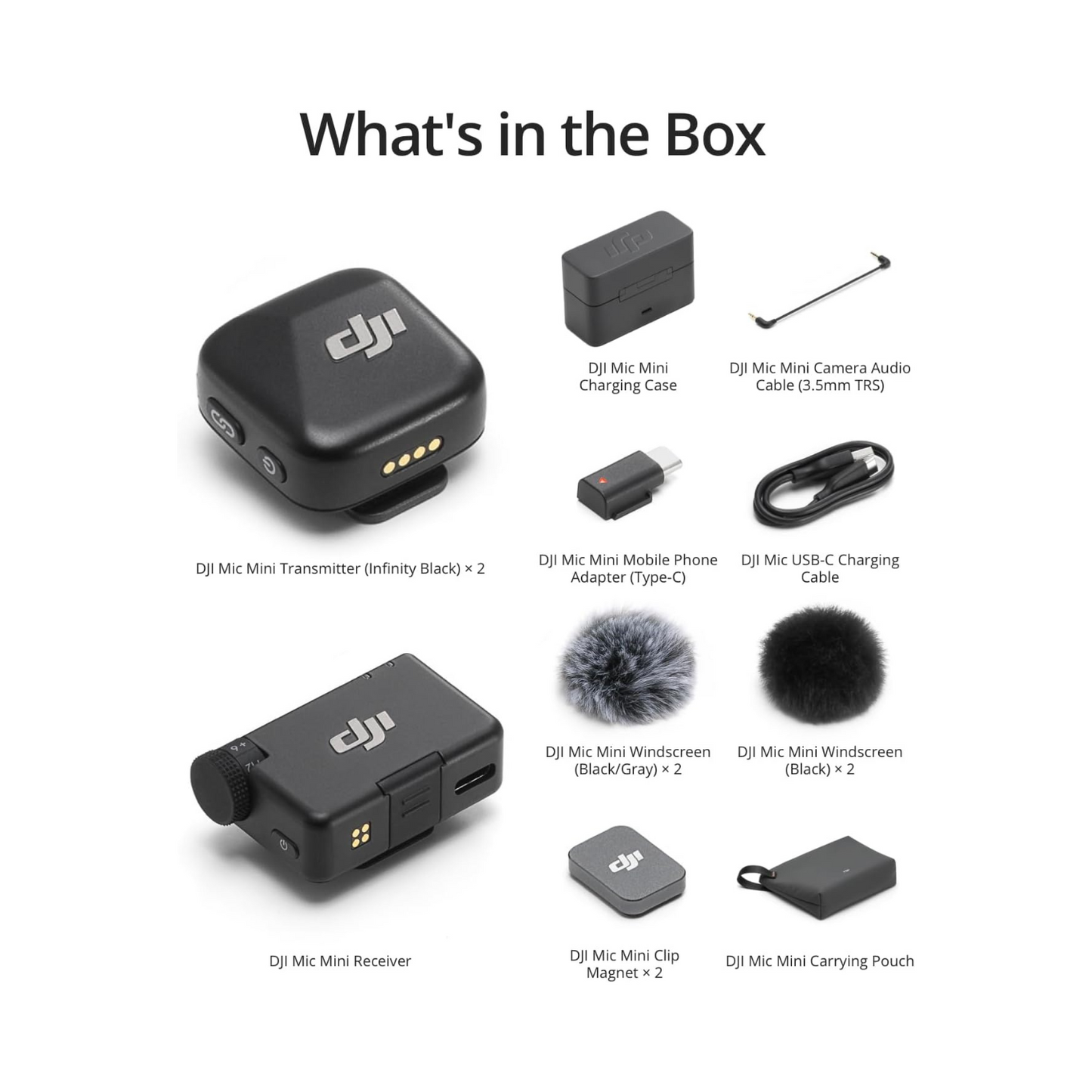 DJI MIC MINI 2TX+1RX+CHARGING CASE