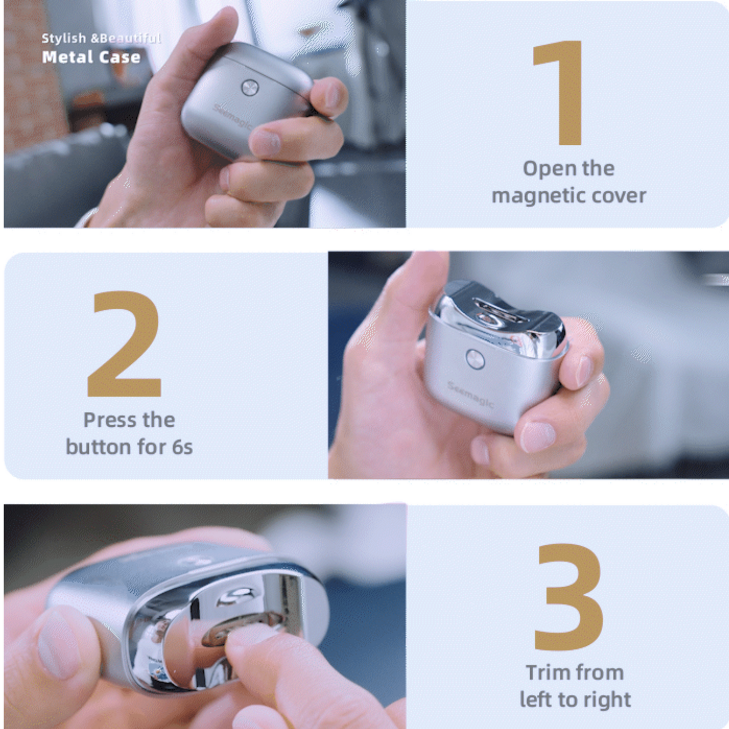 SEEMAGIC Electric Nail Clipper