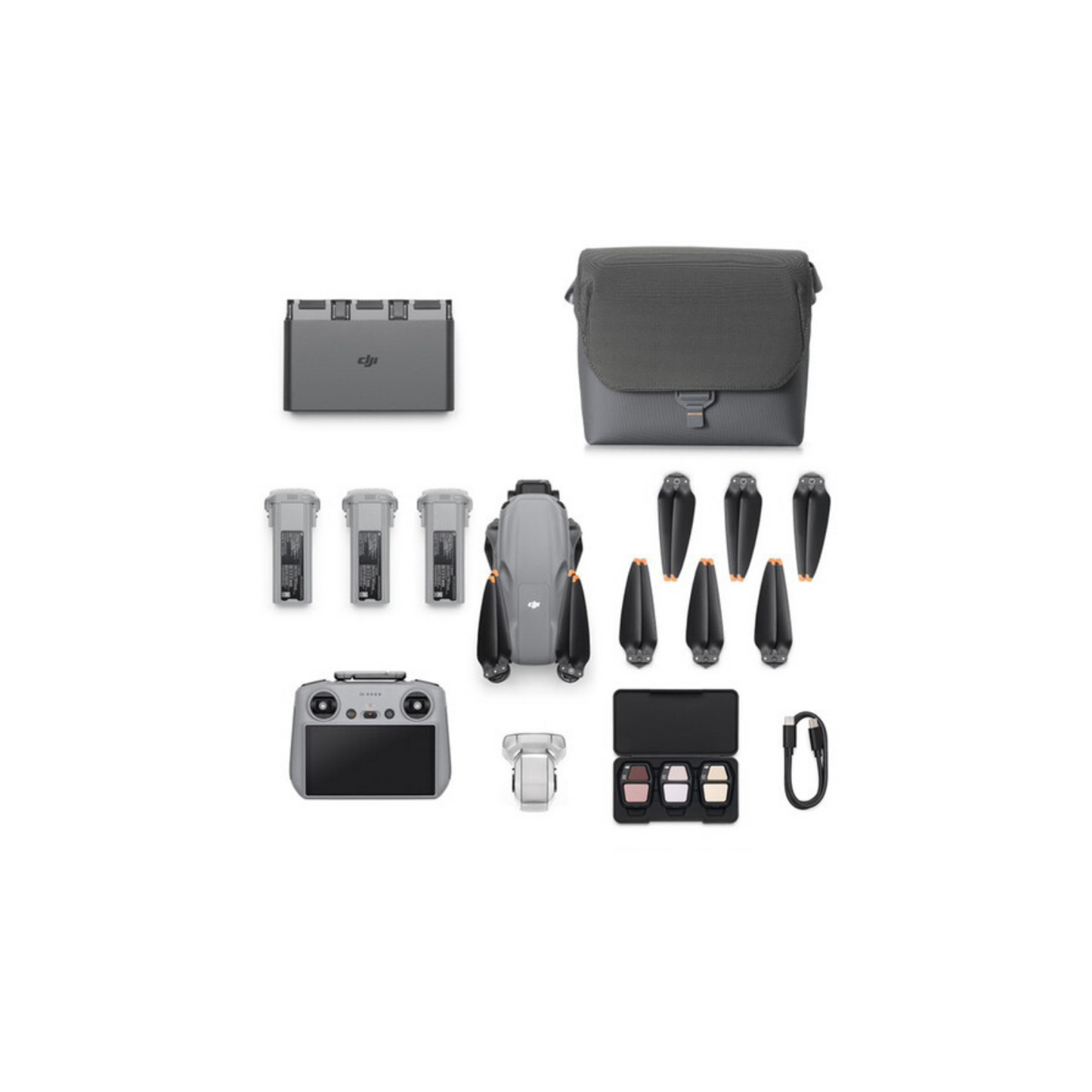 DJI Air 3S Fly More Combo RC2, Drone, Gray