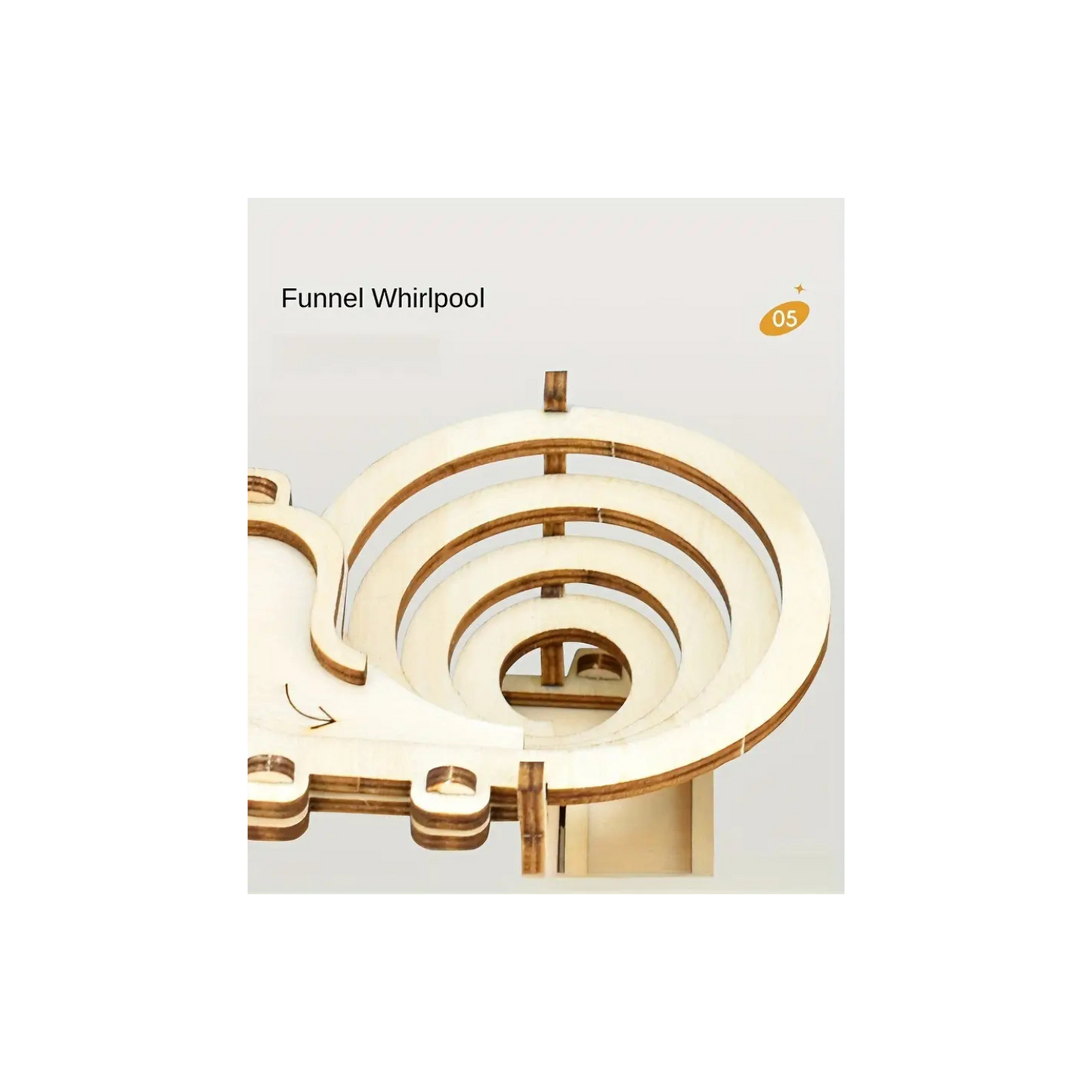 Orbital Ball Puzzle Model – Wooden DIY Educational Toy
