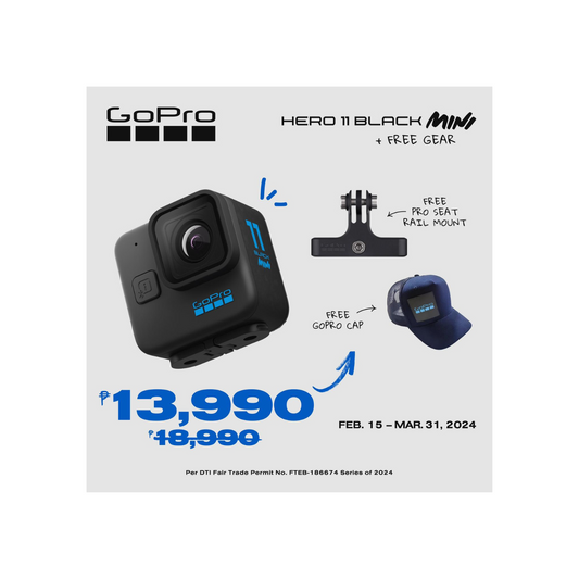 GoPro HERO 11 Black Mini - Compact Waterproof Action Camera