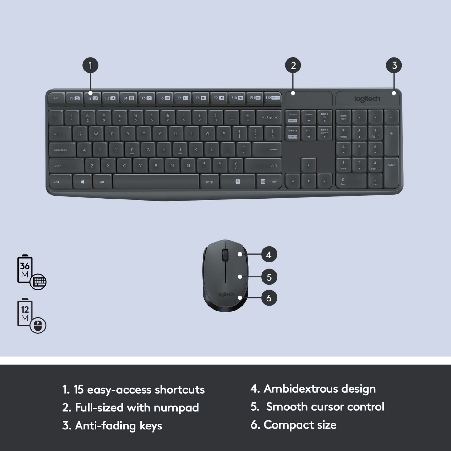 Logitech Wireless Combo MK235