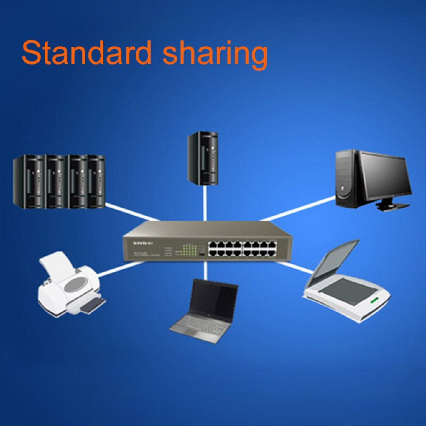 Tenda TEG1024D 24-Port Gigabit Ethernet Switch