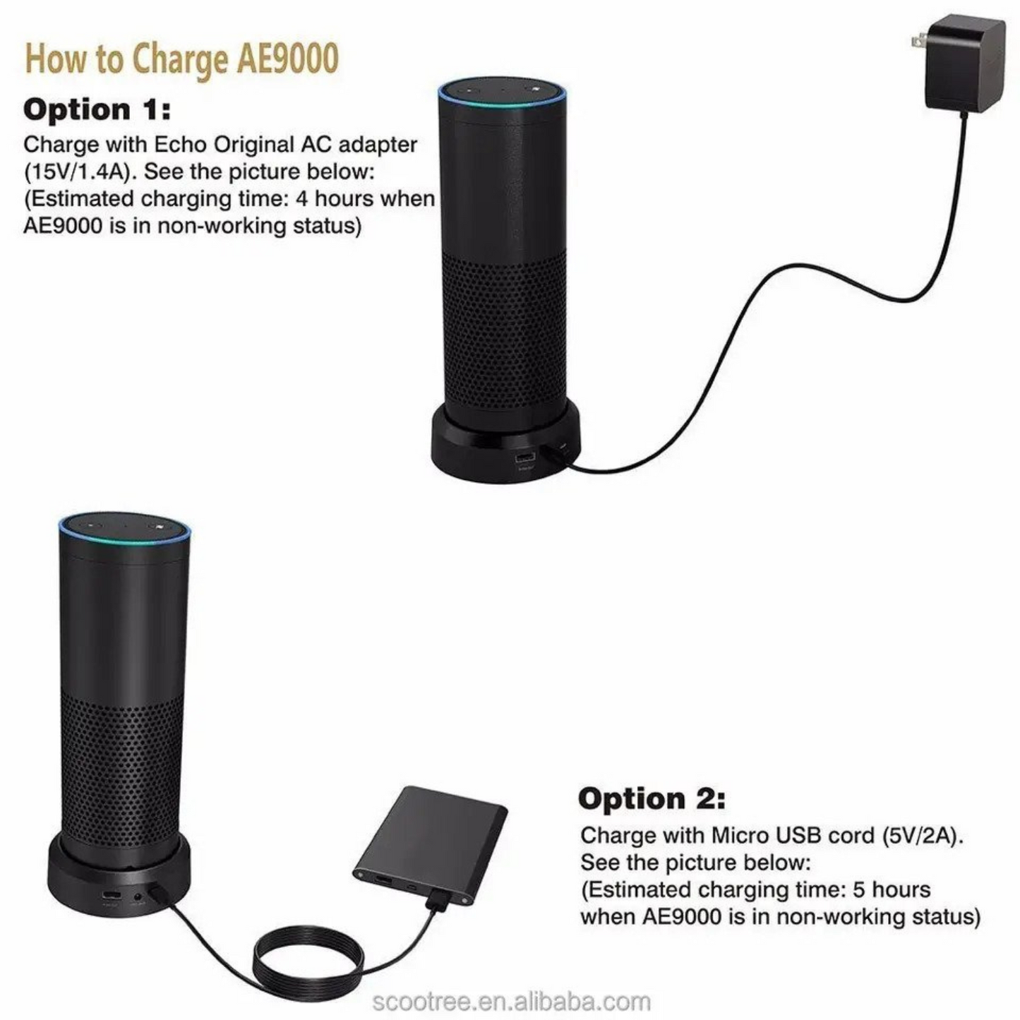 Smatree AE9000 Battery Base