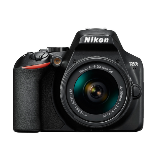 Nikon DSLR Camera D3500 with 18-55 Lens Kit, Black