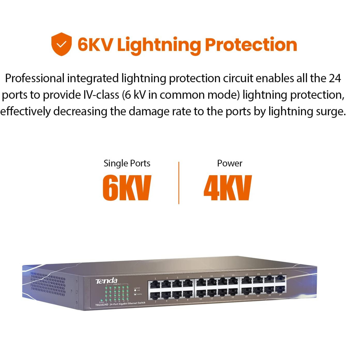 Tenda TEG1024D 24-Port Gigabit Ethernet Switch