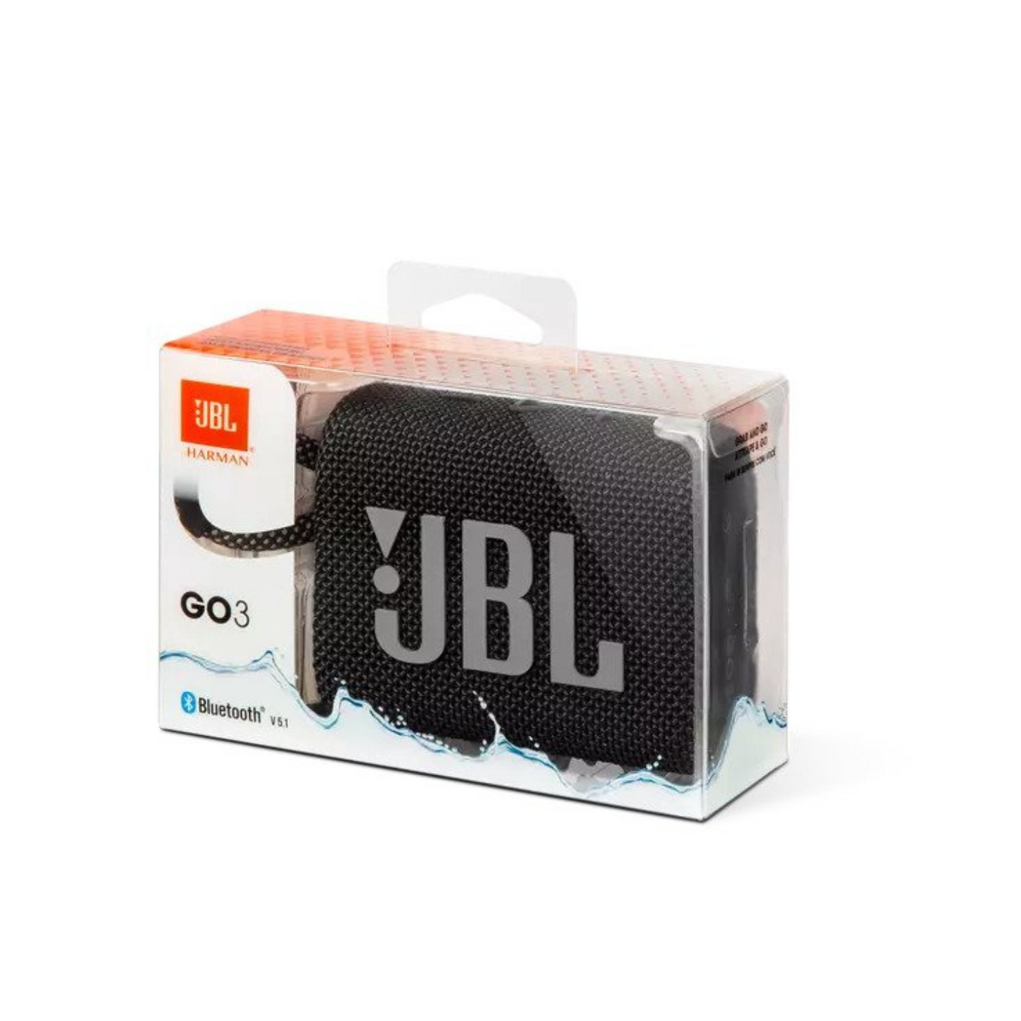 JBL Go 3 Portable Speaker with Bluetooth, Black