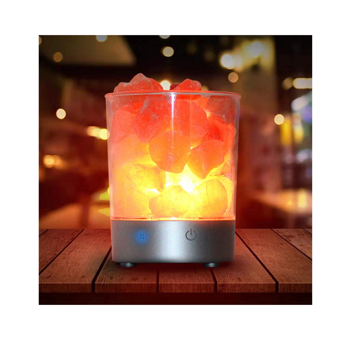 Himalayan Salt Lamp with Bluetooth Music