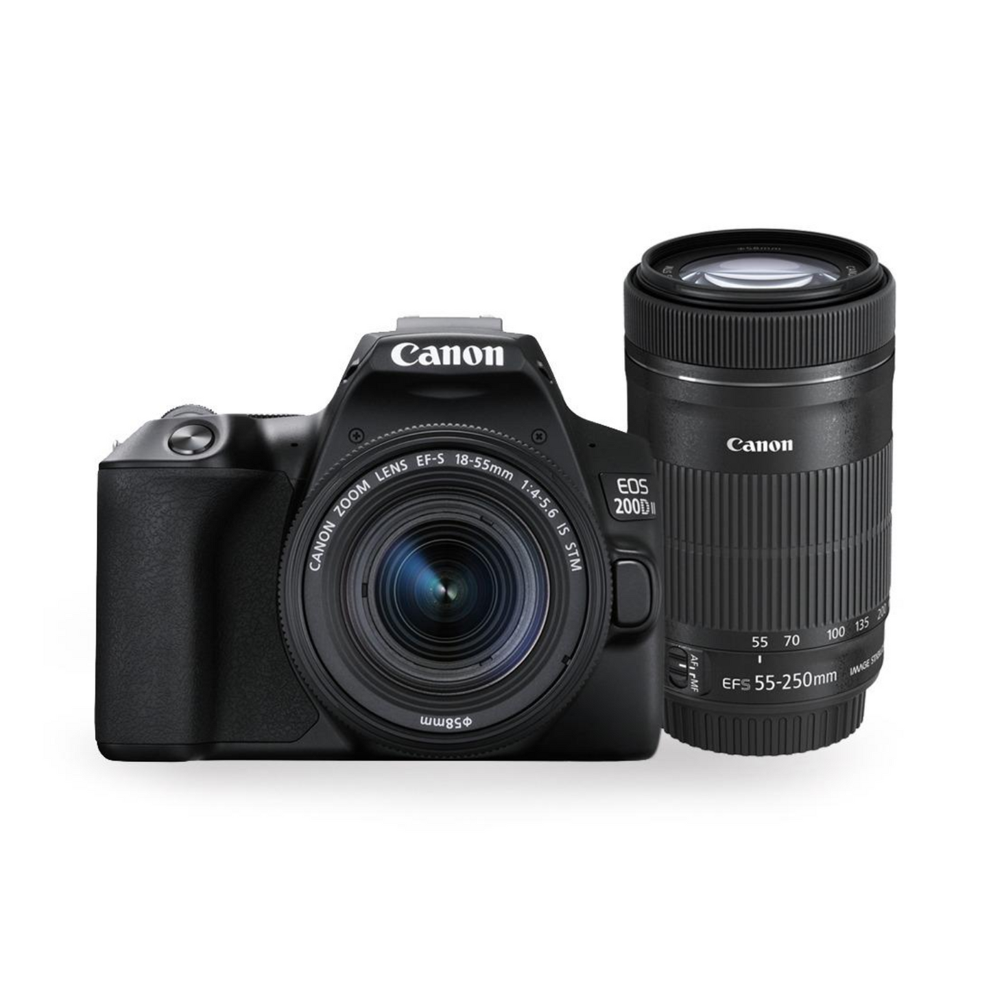Canon EOS 200D II DSLR Camera with 18-55mm Lens Kit, Black