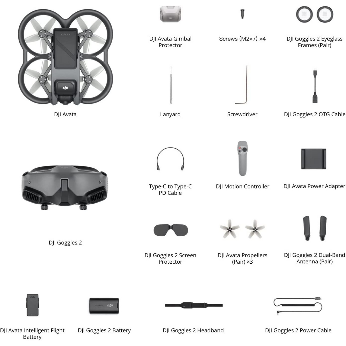 Dji Avata Pro-View Combo (DJI Goggles 2) - First-Person View Drone UAV Quadcopter