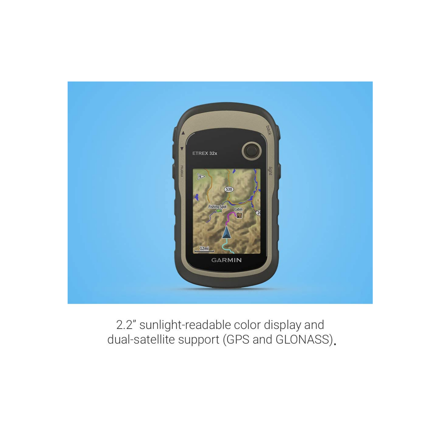 Garmin Etrex 32x, Rugged Handheld GPS Navigator