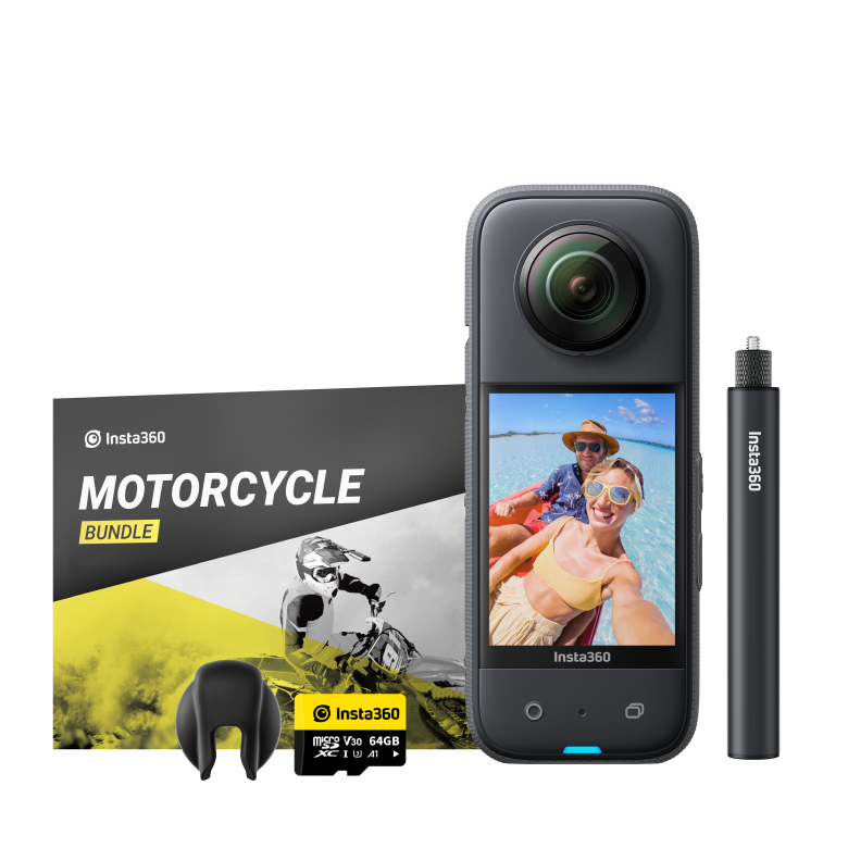 Insta 360 X3 Action Camera - Motorcycle  Kit