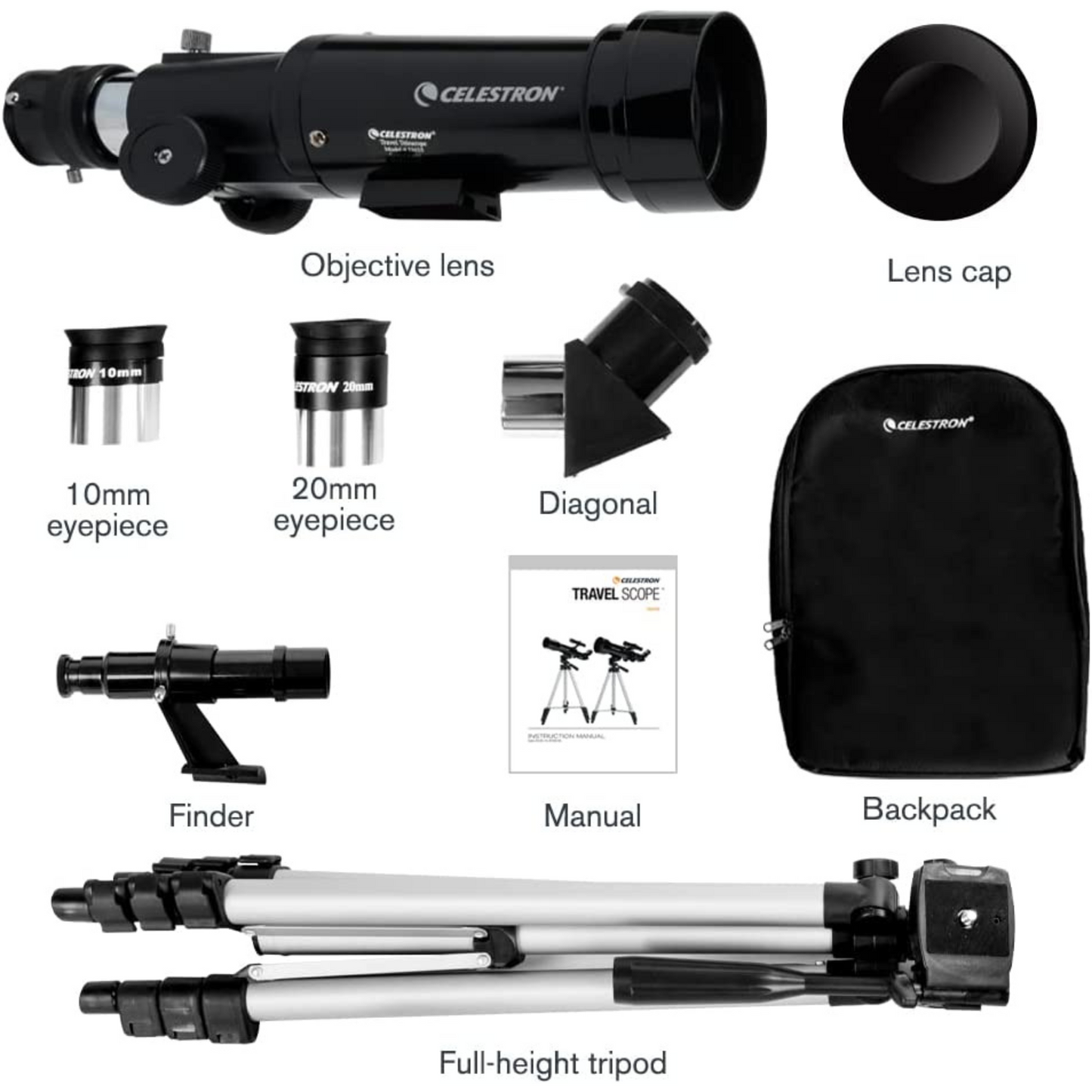 Celestron Travel Scope 70 Portable Telescope