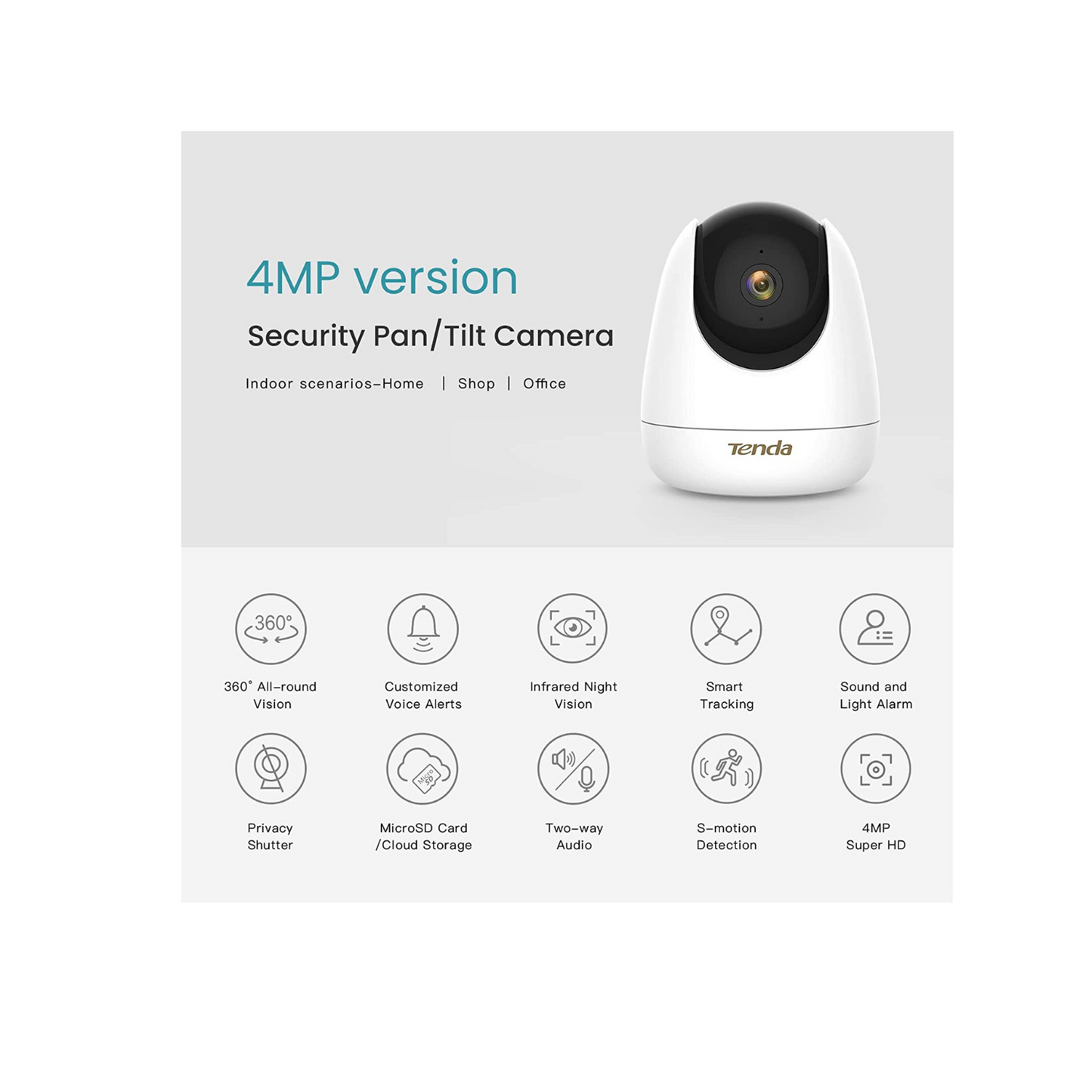 Tenda CP7 WiFi Surveillance IP Camera