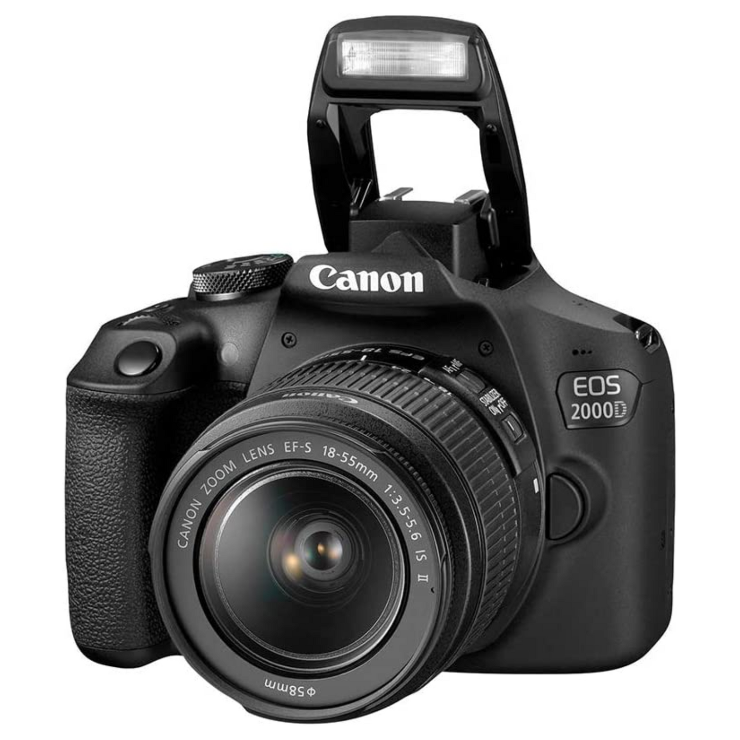 Canon EOS 2000D DSLR Camera with 18-55mm Lens Kit, Black